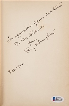 1922 Coach Percy Haughton Signed & Inscribed "Football, and How to Watch It" Book (Beckett)